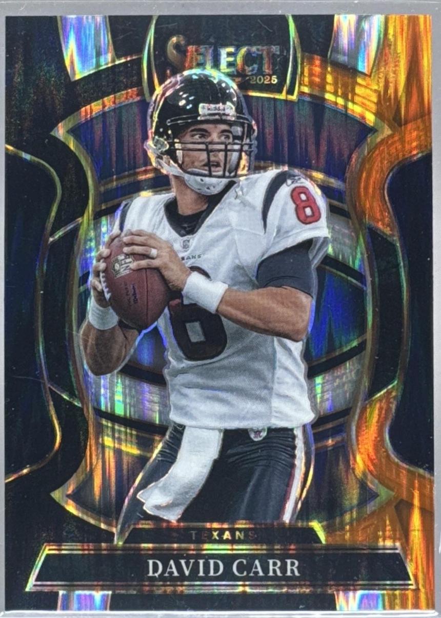 David Carr [Black Orange Prizm Shock] #50