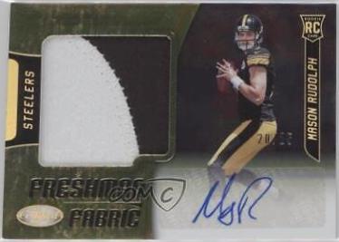 Mason Rudolph [Freshman Fabric Signature Gold Etch] #202