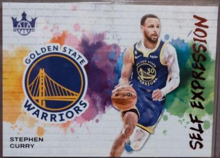 Stephen Curry #28 Basketball Cards 2023 Panini Court Kings Self Expression