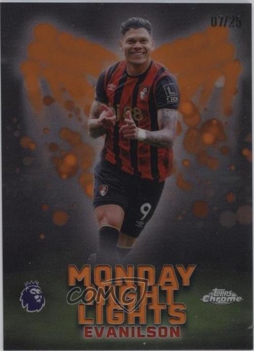 Evanilson #MNL-18 2025 Topps Chrome Premier League Monday Night Lights