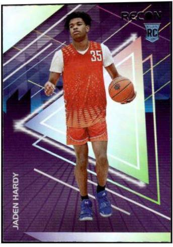 Jaden Hardy #11 Basketball Cards 2022 Panini Chronicles Draft Picks Recon