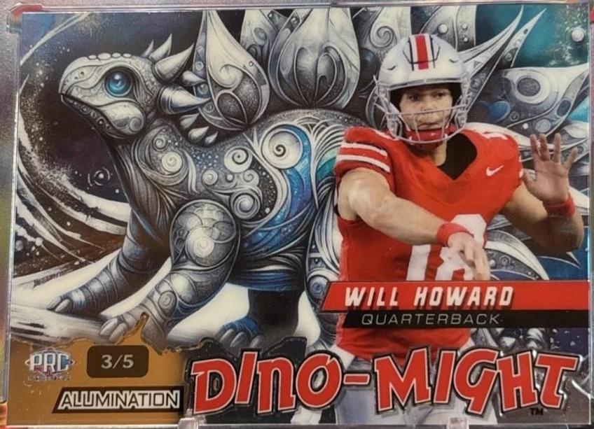 Will Howard #DMSTG1-WH 2024 Wild Card Alumination Dino Might Football
