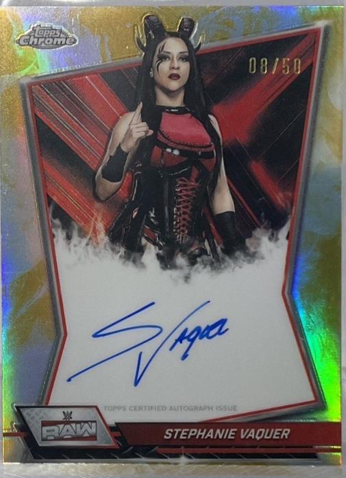 Stephanie Vaquer [Gold Refractor] #RBA-STE
