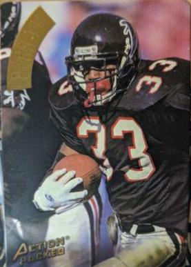 Erric Pegram #4 Football Cards 1994 Action Packed