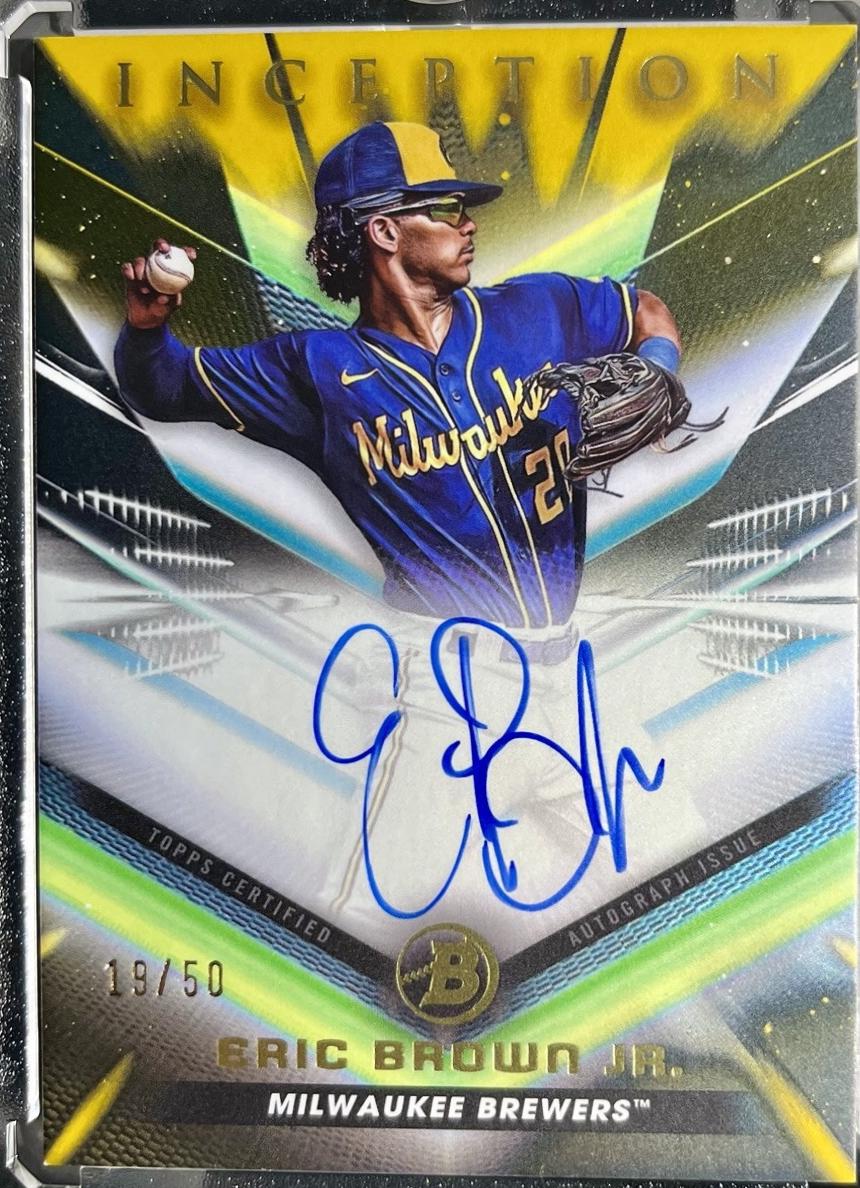 Eric Brown Jr. [Gold Foil] #BPA-EBJ