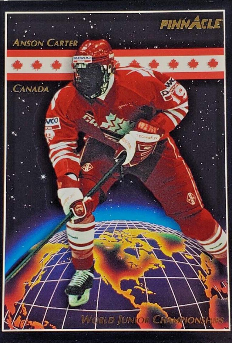 Anson Carter #469 1993-94 Pinnacle Hockey
