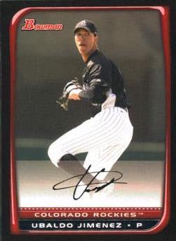 Ubaldo Jimenez #67 Baseball Cards 2008 Bowman