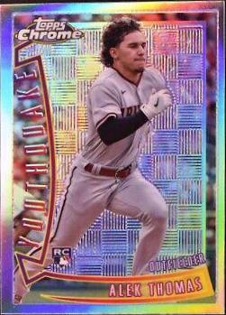 Alek Thomas #YQ-29 Baseball Cards 2022 Topps Chrome Youthquake