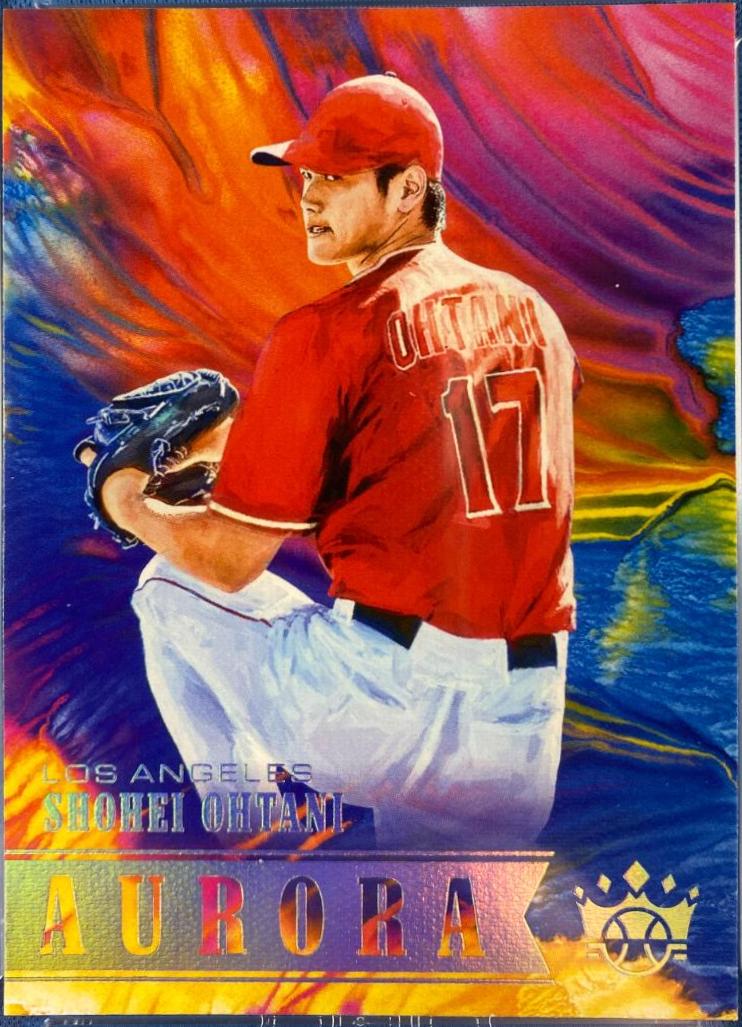 Shohei Ohtani #A10 Baseball Cards 2018 Panini Diamond Kings Aurora