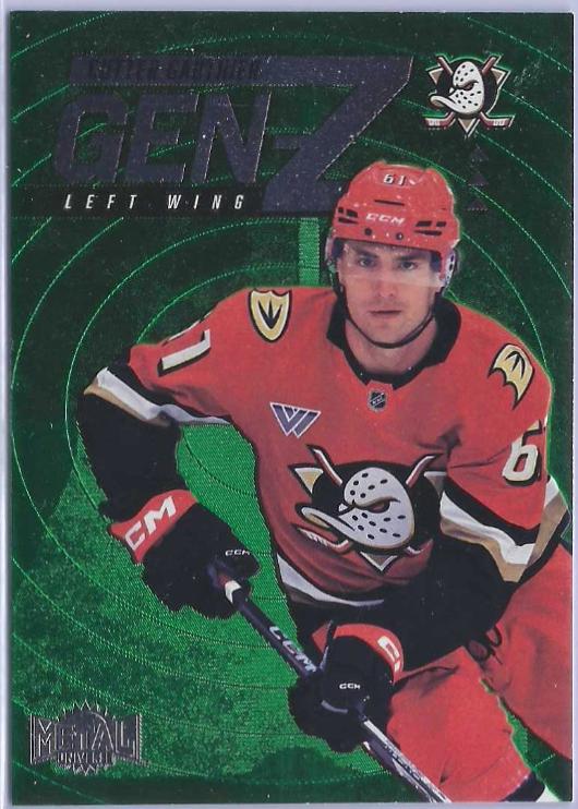 Cutter Gauthier #GZ-18 Hockey Cards 2024 SkyBox Metal Universe Gen Z