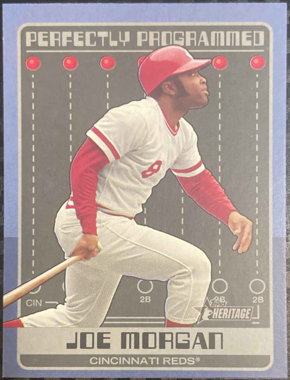 Joe Morgan #PP-4 Baseball Cards 2024 Topps Heritage Perfectly Programmed