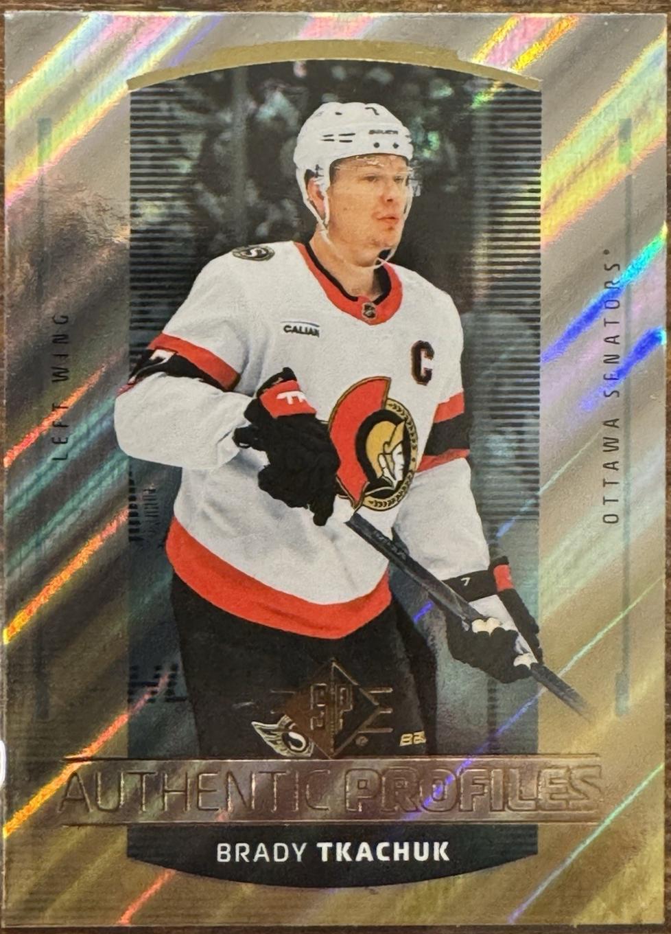 Brady Tkachuk [Patterned Foilboard Gold] #AP-12