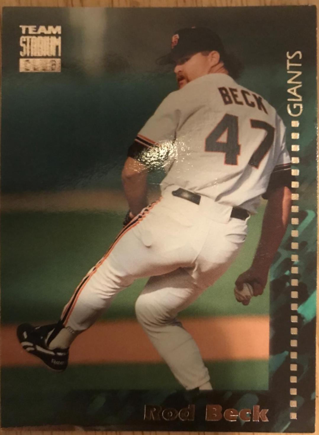 Rod Beck #30 Baseball Cards 1994 Stadium Club Team Series