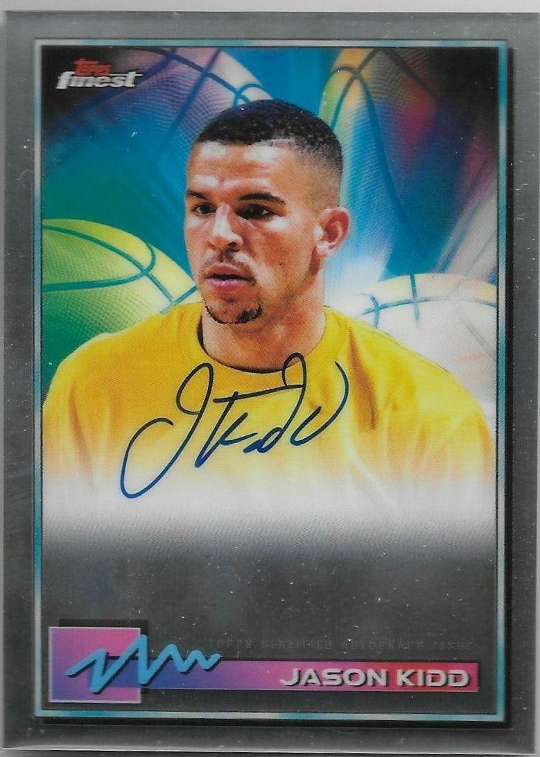 Jason Kidd #FA-JK 2021 Topps Finest Autographs Basketball