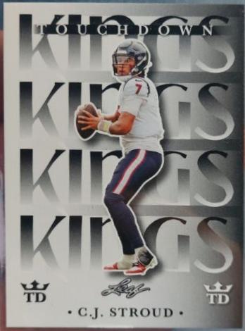 C.J. Stroud #TDK-5 Football Cards 2024 Leaf Touchdown Kings