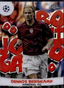 Dennis Bergkamp #JB-1 Soccer Cards 2022 Topps Chrome UEFA Club Competitions Joga Bonito