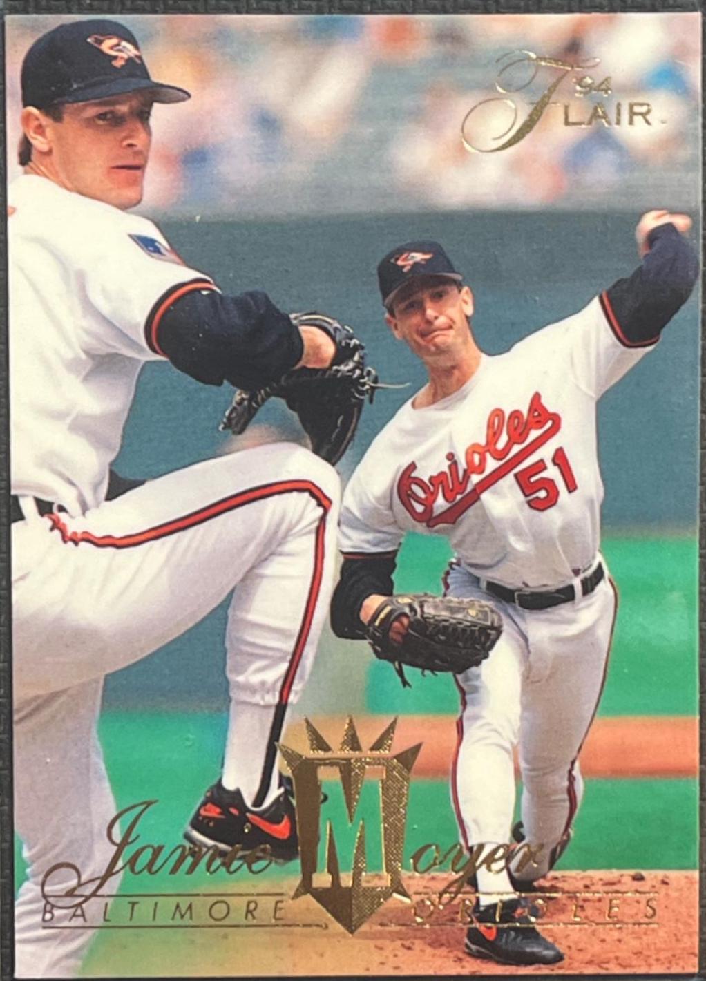 Jamie Moyer #6 Baseball Cards 1994 Flair