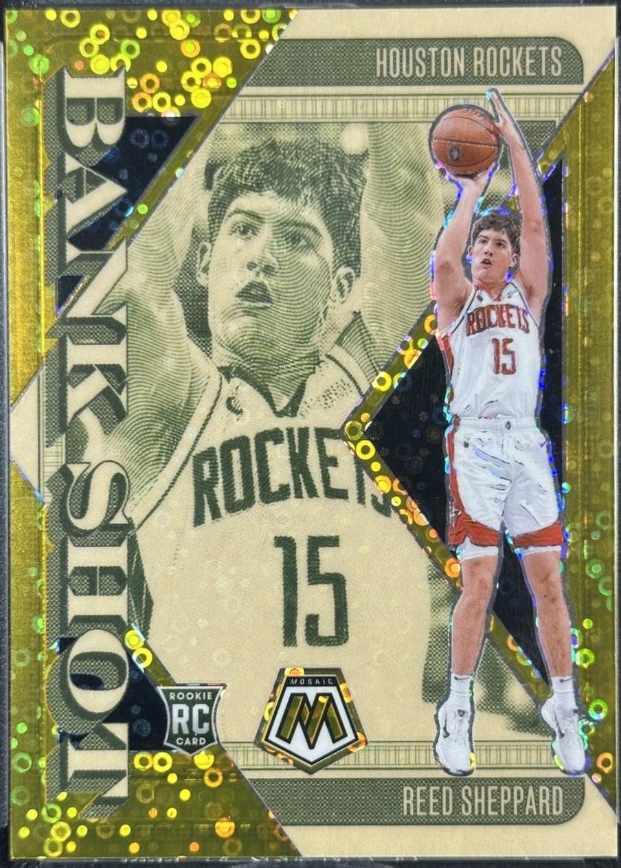 Reed Sheppard [Fast Break Gold Black] #1