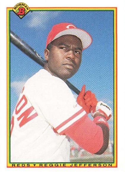 Reggie Jefferson #51 Baseball Cards 1990 Bowman