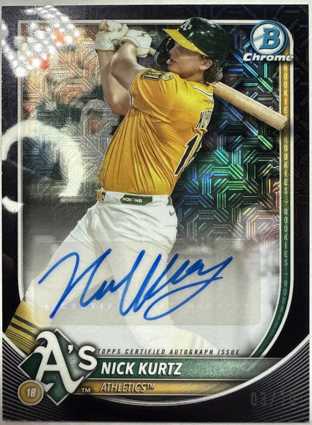 Nick Kurtz [Black Refractor] #CRA-NK