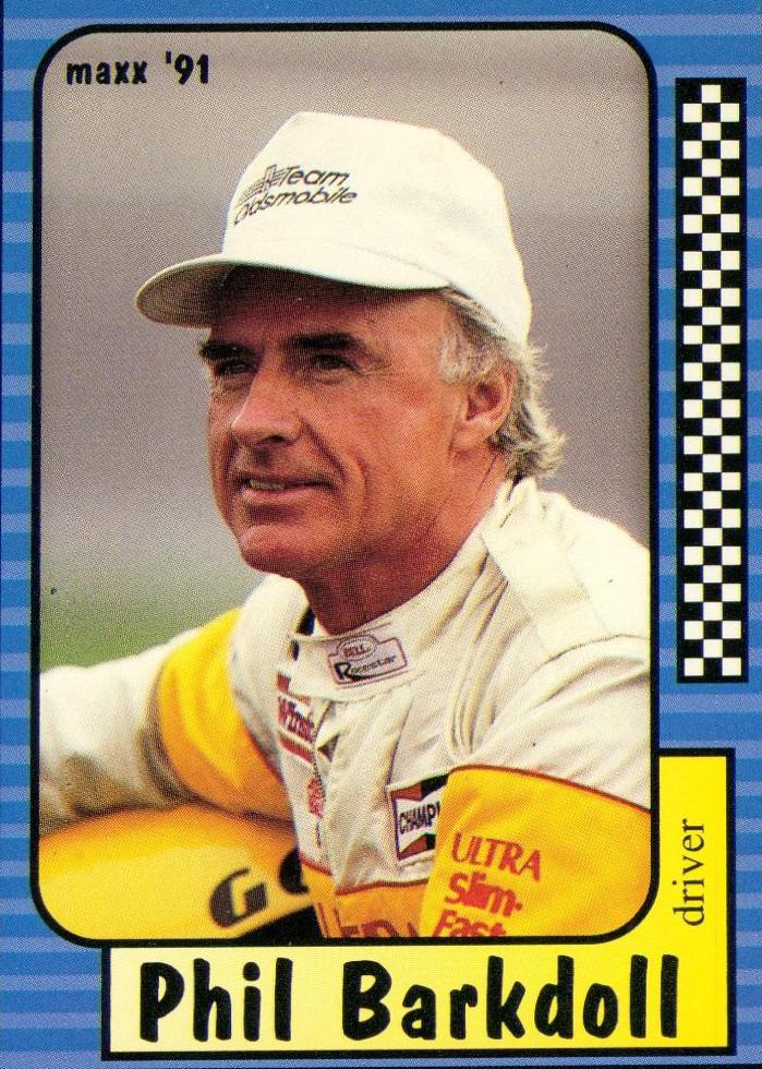Phil Barkdoll #73 Racing Cards 1991 Maxx
