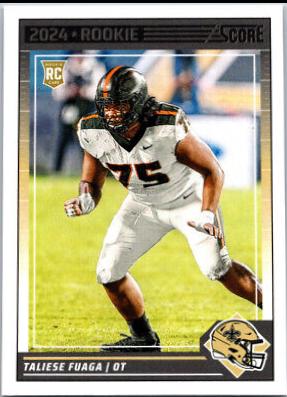 Taliese Fuaga #313 Football Cards 2024 Panini Score