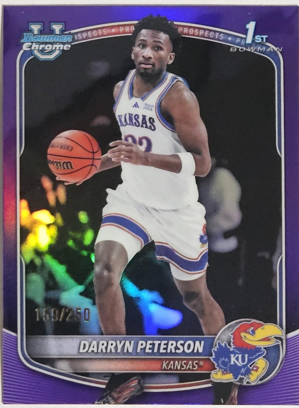 Darryn Peterson [Purple Mojo] #BCP-2 Prices | 2025 Bowman Chrome 