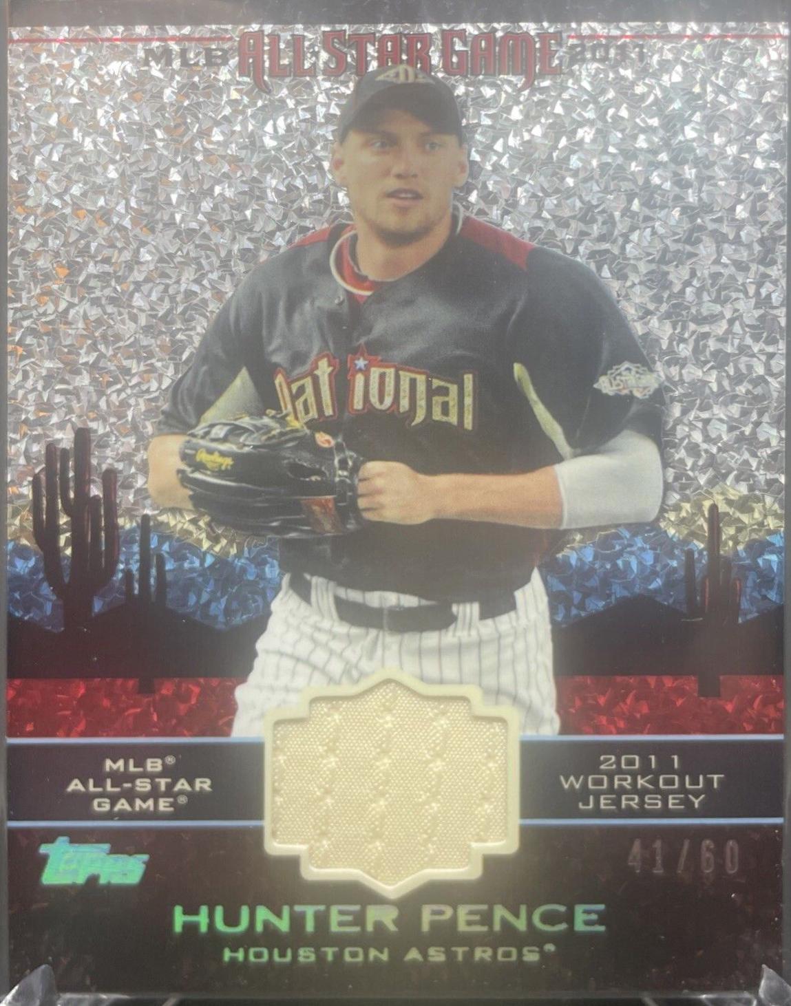 Hunter Pence #AS-57 Baseball Cards 2011 Topps Update All-Star Stitches