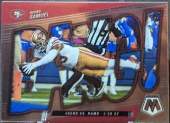 Deebo Samuel #B-1 Football Cards 2022 Panini Mosaic Bang
