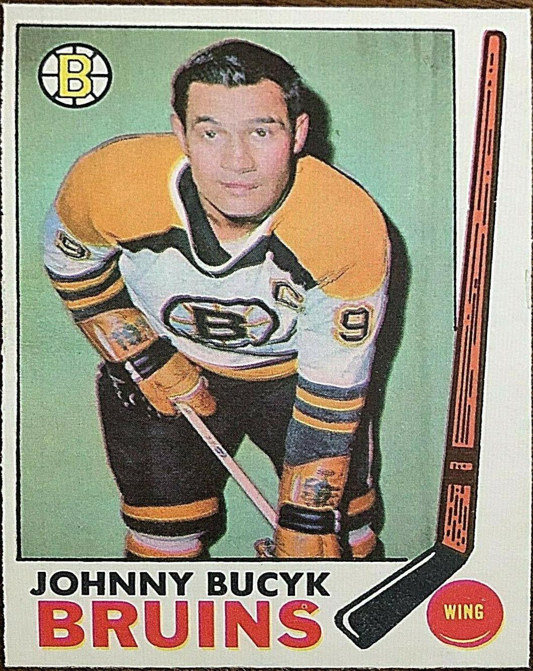 Johnny Bucyk #26 Hockey Cards 1969 O-Pee-Chee