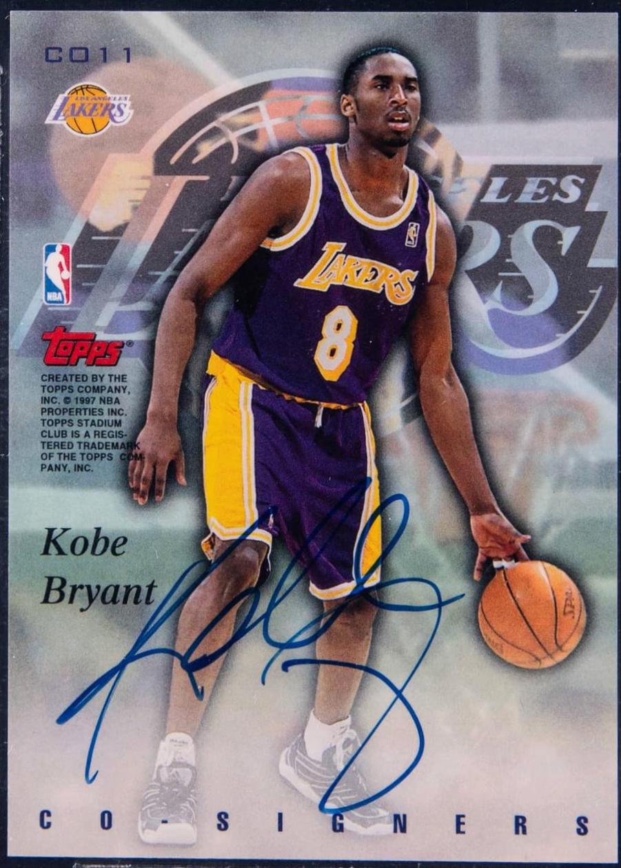 J.Smith / K.Bryant #CO11 Basketball Cards 1997 Stadium Club CO Signers