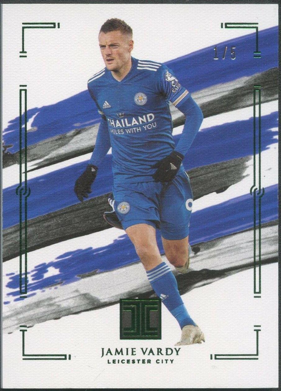 Jamie Vardy #52 Soccer Cards 2020 Panini Impeccable Premier League