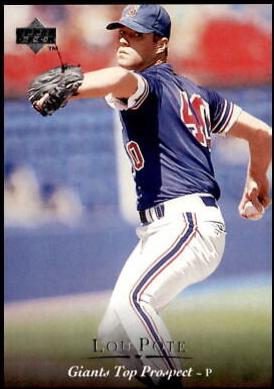 Lou Pote #177 1995 Upper Deck Minor League Baseball