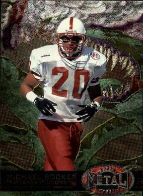 Michael Booker #192 Football Cards 1997 Metal Universe