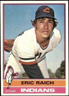 Eric Raich #484 Baseball Cards 1976 Topps