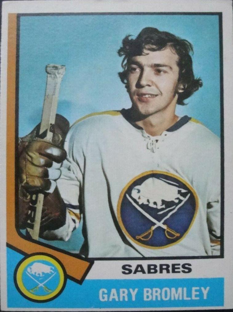 Gary Bromley #7 Hockey Cards 1974 O-Pee-Chee