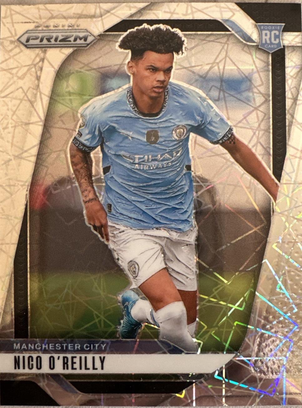 Nico O'Reilly #16 Soccer Cards 2024 Panini Prizm Premier League