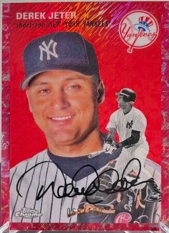 Derek Jeter [Red Lava Refractor] #396