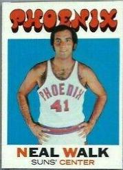 Neal Walk #9 Basketball Cards 1971 Topps