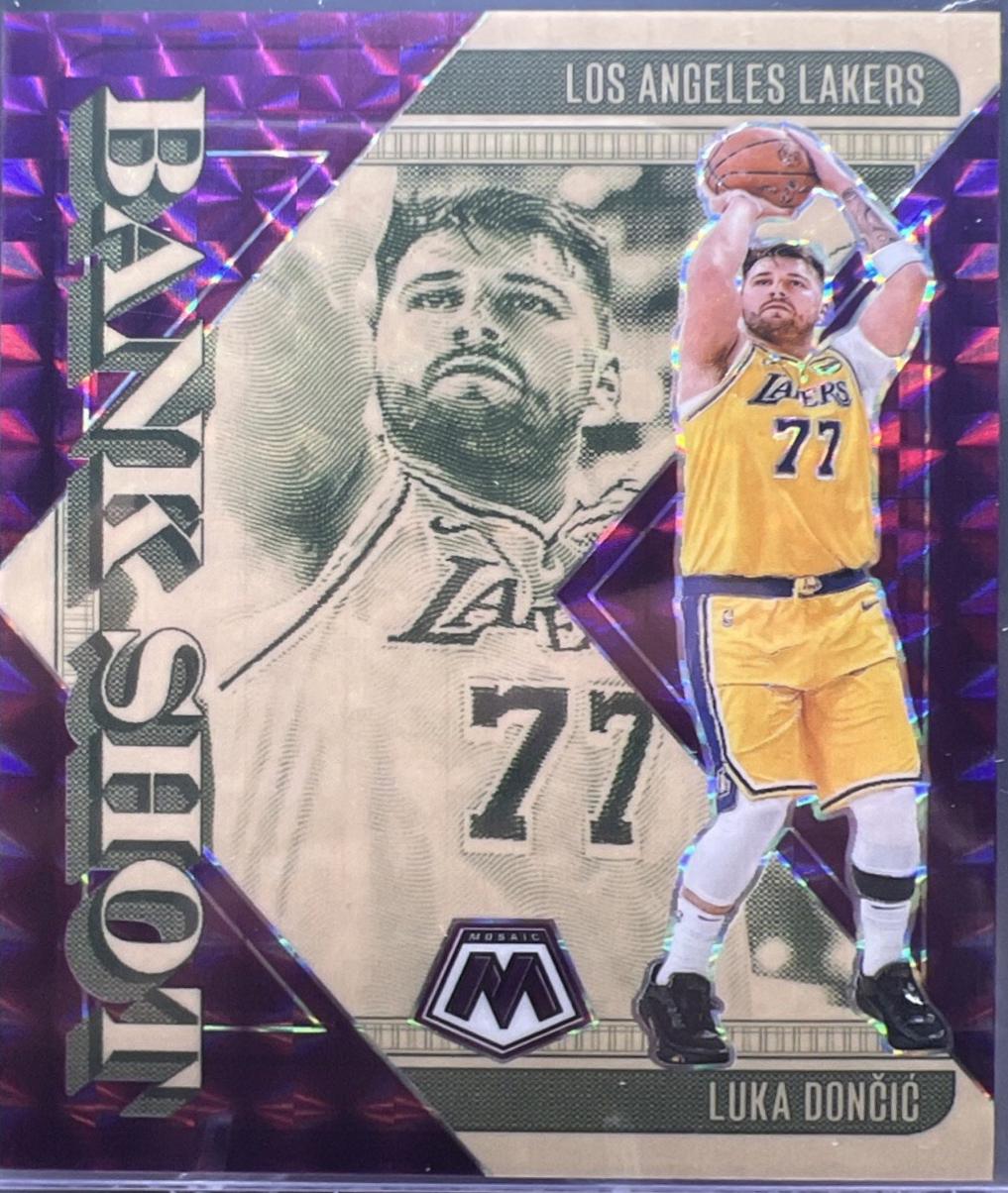 激レア 世界48枚 PSA7 Luka Doncic 48 限定 シリ Luka Doncic [Purple] #7 Prices | 2024 Panini Mosaic Bank Shot
