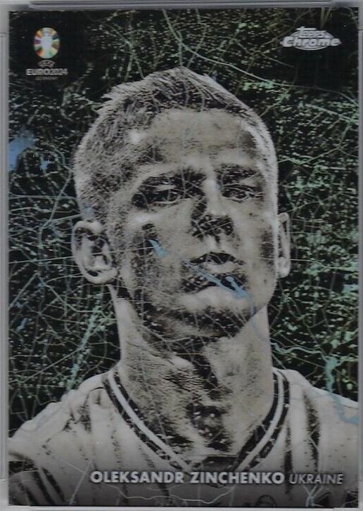 Oleksandr Zinchenko #BN-13 Soccer Cards 2024 Topps Chrome UEFA Euro Berlin at Night