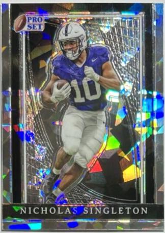 Nicholas Singleton #106 2024 Pro Set Metal Football