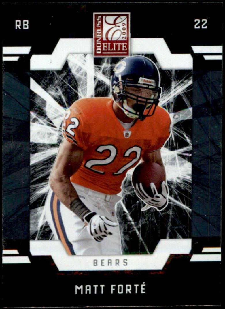 Matt Forte #19 Football Cards 2009 Panini Donruss Elite