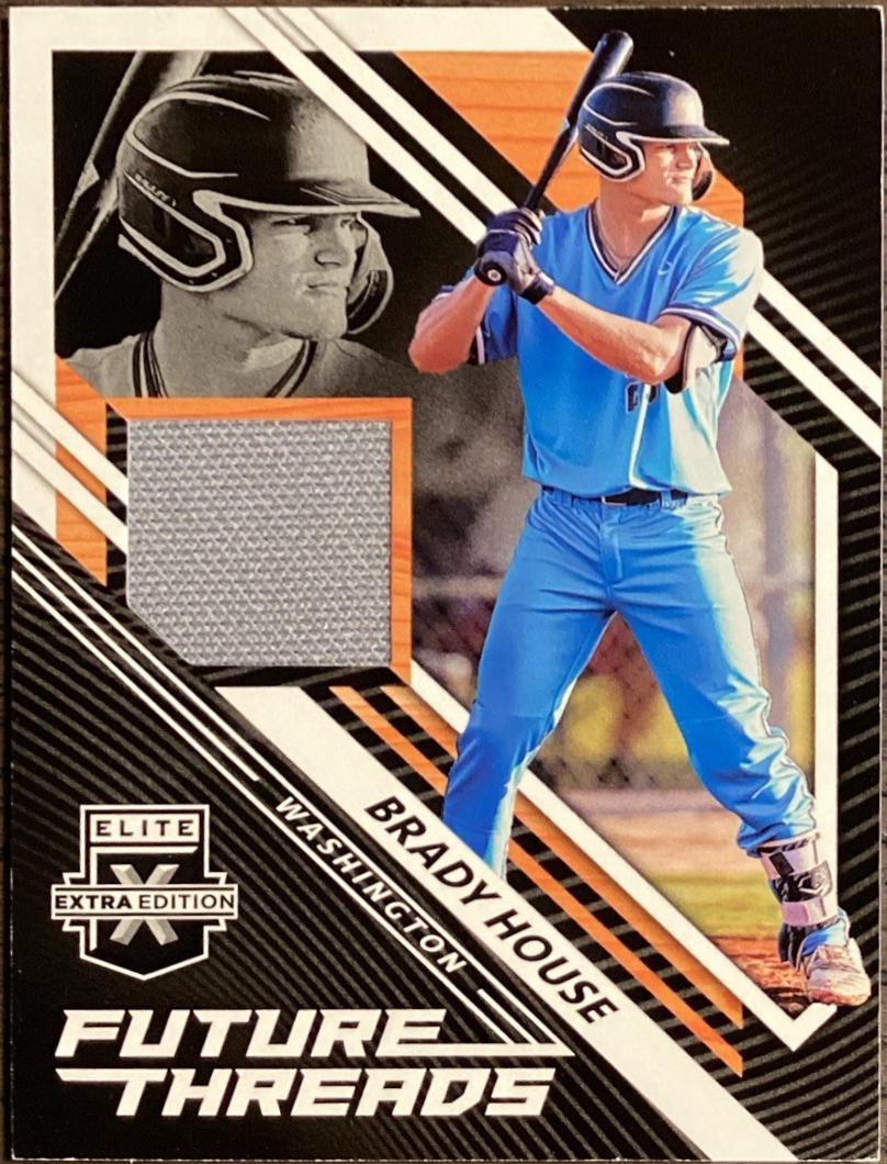 Brady House #FT-BH 2021 Panini Elite Extra Edition Future Threads Baseball