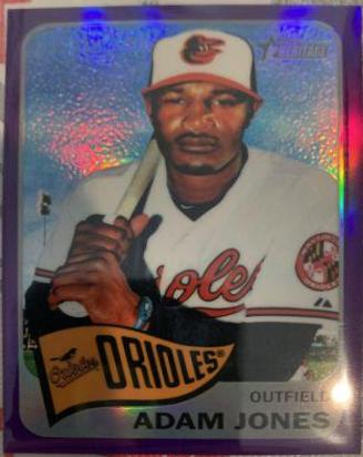 Adam Jones #78 Baseball Cards 2014 Topps Heritage Chrome