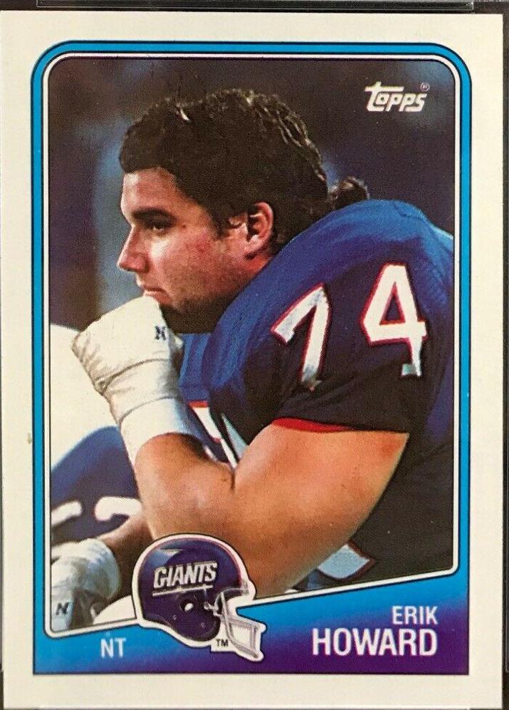 Erik Howard #280 Football Cards 1988 Topps