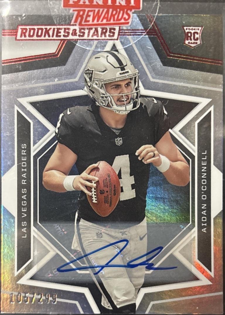 Aidan O'Connell #101 Football Cards 2023 Panini Rookies & Stars Signature