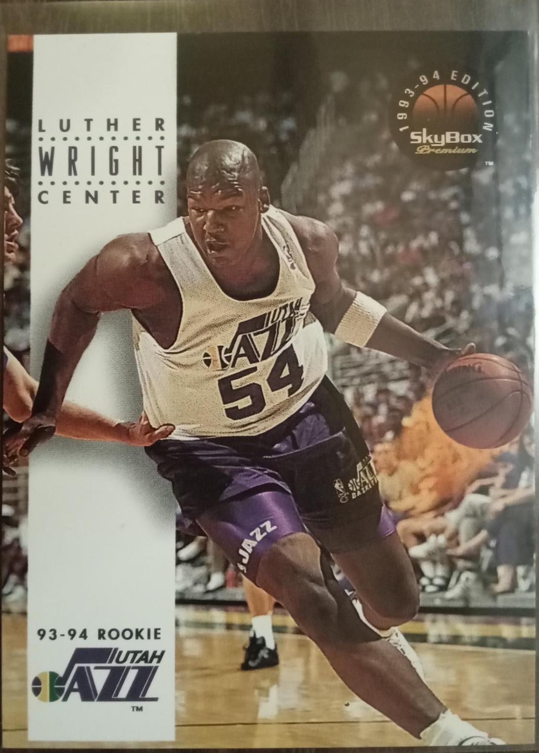 Luther Wright #190 Basketball Cards 1993 Skybox Premium