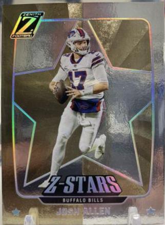 Josh Allen #ZS-15 Football Cards 2022 Panini Zenith Z Stars