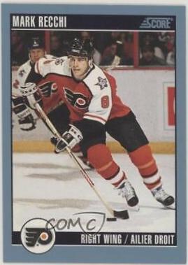 Mark Recchi #180 Hockey Cards 1992 Score Canadian